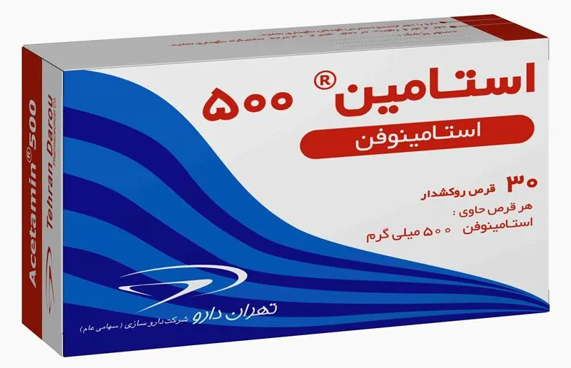 تصویر ACETAMIN 500MG TAB